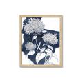 Picture of Hydrangea flower on blue bkg _GroupedProduct_Rectangle_Portrait_Framed_Matted_