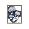 Picture of Hydrangea flower on blue bkg _GroupedProduct_Rectangle_Portrait_Framed_Matted_