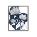 Picture of Hydrangea flower on blue bkg _GroupedProduct_Rectangle_Portrait_Framed_Matted_