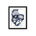 Picture of Hydrangea flower on blue bkg _GroupedProduct_Rectangle_Portrait_Framed_Matted_