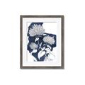 Picture of Hydrangea flower on blue bkg _GroupedProduct_Rectangle_Portrait_Framed_Matted_