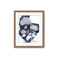 Picture of Hydrangea flower on blue bkg _GroupedProduct_Rectangle_Portrait_Framed_Matted_