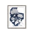 Picture of Hydrangea flower on blue bkg _GroupedProduct_Rectangle_Portrait_Framed_Matted_