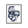 Picture of Hydrangea flower on blue bkg _GroupedProduct_Rectangle_Portrait_Framed_Matted_
