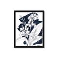 Picture of Blue & White Flower I  _GroupedProduct_Rectangle_Portrait_Framed_Matted_