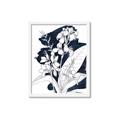 Picture of Blue & White Flower I  _GroupedProduct_Rectangle_Portrait_Framed_Matted_