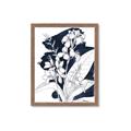 Picture of Blue & White Flower I  _GroupedProduct_Rectangle_Portrait_Framed_Matted_