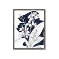 Picture of Blue & White Flower I  _GroupedProduct_Rectangle_Portrait_Framed_Matted_