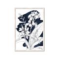 Picture of Blue & White Flower I  _GroupedProduct_Rectangle_Portrait_Framed_Matted_