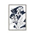 Picture of Blue & White Flower I  _GroupedProduct_Rectangle_Portrait_Framed_Matted_