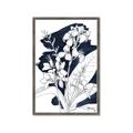 Picture of Blue & White Flower I  _GroupedProduct_Rectangle_Portrait_Framed_Matted_