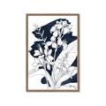 Picture of Blue & White Flower I  _GroupedProduct_Rectangle_Portrait_Framed_Matted_