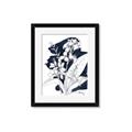 Picture of Blue & White Flower I  _GroupedProduct_Rectangle_Portrait_Framed_Matted_
