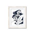 Picture of Blue & White Flower I  _GroupedProduct_Rectangle_Portrait_Framed_Matted_
