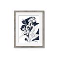 Picture of Blue & White Flower I  _GroupedProduct_Rectangle_Portrait_Framed_Matted_