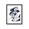 Picture of Blue & White Flower I  _GroupedProduct_Rectangle_Portrait_Framed_Matted_