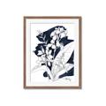 Picture of Blue & White Flower I  _GroupedProduct_Rectangle_Portrait_Framed_Matted_