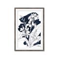 Picture of Blue & White Flower I  _GroupedProduct_Rectangle_Portrait_Framed_Matted_