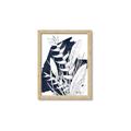 Picture of Blue & white flower II _GroupedProduct_Rectangle_Portrait_Framed_Matted_