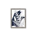 Picture of Blue & white flower II _GroupedProduct_Rectangle_Portrait_Framed_Matted_