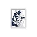 Picture of Blue & white flower II _GroupedProduct_Rectangle_Portrait_Framed_Matted_