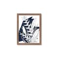 Picture of Blue & white flower II _GroupedProduct_Rectangle_Portrait_Framed_Matted_
