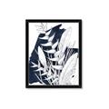 Picture of Blue & white flower II _GroupedProduct_Rectangle_Portrait_Framed_Matted_