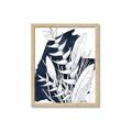 Picture of Blue & white flower II _GroupedProduct_Rectangle_Portrait_Framed_Matted_