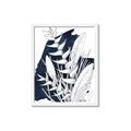 Picture of Blue & white flower II _GroupedProduct_Rectangle_Portrait_Framed_Matted_