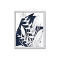 Picture of Blue & white flower II _GroupedProduct_Rectangle_Portrait_Framed_Matted_