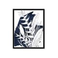 Picture of Blue & white flower II _GroupedProduct_Rectangle_Portrait_Framed_Matted_