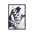 Picture of Blue & white flower II _GroupedProduct_Rectangle_Portrait_Framed_Matted_