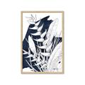 Picture of Blue & white flower II _GroupedProduct_Rectangle_Portrait_Framed_Matted_
