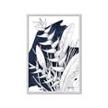 Picture of Blue & white flower II _GroupedProduct_Rectangle_Portrait_Framed_Matted_