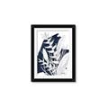 Picture of Blue & white flower II _GroupedProduct_Rectangle_Portrait_Framed_Matted_
