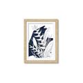 Picture of Blue & white flower II _GroupedProduct_Rectangle_Portrait_Framed_Matted_