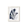 Picture of Blue & white flower II _GroupedProduct_Rectangle_Portrait_Framed_Matted_