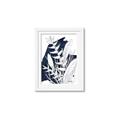 Picture of Blue & white flower II _GroupedProduct_Rectangle_Portrait_Framed_Matted_