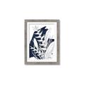 Picture of Blue & white flower II _GroupedProduct_Rectangle_Portrait_Framed_Matted_