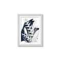 Picture of Blue & white flower II _GroupedProduct_Rectangle_Portrait_Framed_Matted_