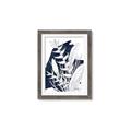 Picture of Blue & white flower II _GroupedProduct_Rectangle_Portrait_Framed_Matted_