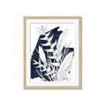Picture of Blue & white flower II _GroupedProduct_Rectangle_Portrait_Framed_Matted_