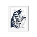 Picture of Blue & white flower II _GroupedProduct_Rectangle_Portrait_Framed_Matted_