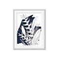 Picture of Blue & white flower II _GroupedProduct_Rectangle_Portrait_Framed_Matted_