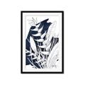Picture of Blue & white flower II _GroupedProduct_Rectangle_Portrait_Framed_Matted_