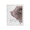 Picture of Kind Heart Pink  _GroupedProduct_Rectangle_Portrait_Framed_Matted_