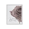 Picture of Kind Heart Pink  _GroupedProduct_Rectangle_Portrait_Framed_Matted_