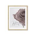 Picture of Kind Heart Pink  _GroupedProduct_Rectangle_Portrait_Framed_Matted_
