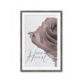 Picture of Kind Heart Pink  _GroupedProduct_Rectangle_Portrait_Framed_Matted_