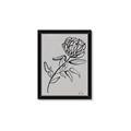 Picture of Gray Floral  _GroupedProduct_Rectangle_Portrait_Framed_Matted_